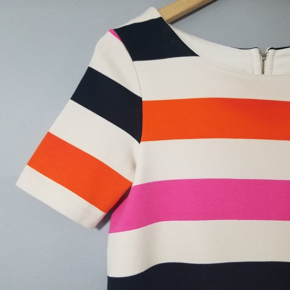 H&M Color Block Stripe Short Sleeve Shirt Dress S - Picture 5 of 7